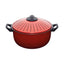 KitchenCraft World of Flavours Pasta Cooker Pan With Strainer 4 Litres (7 Pints) - Red