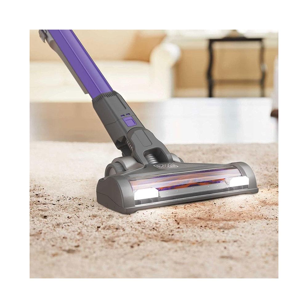 Black & Decker 18V 4-In-1 Cordless POWERSERIES Extreme Pet Vacuum Cleaner 440W 650ml Dustbowl - Purple