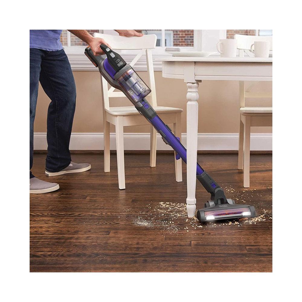 Black & Decker 18V 4-In-1 Cordless POWERSERIES Extreme Pet Vacuum Cleaner 440W 650ml Dustbowl - Purple
