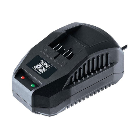 Draper D20 20V Li-ion Battery Charger 2.4A - Black - product photo