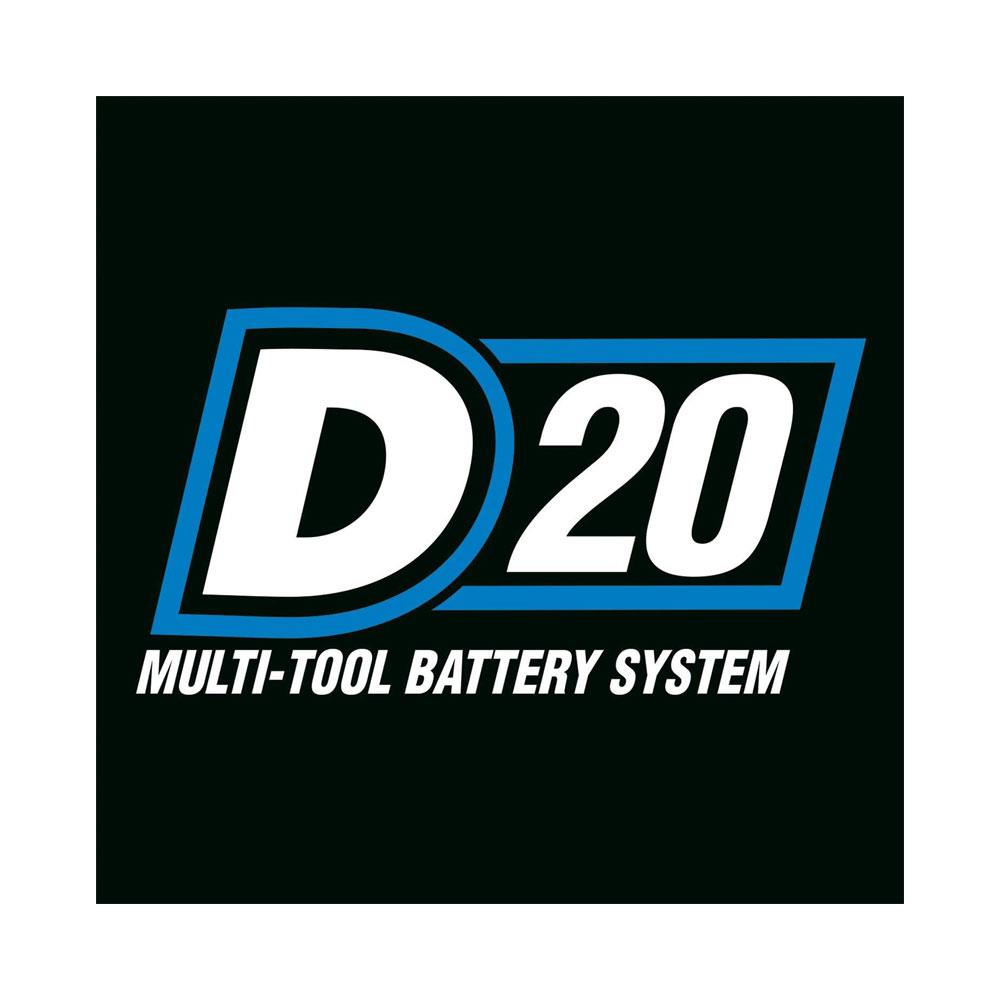 Draper D20 20V Li-ion Battery Charger 2.4A - Black