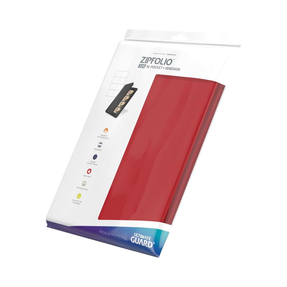 Ultimate Guard 320 16-Pocket XenoSkin ZipFolio - Red