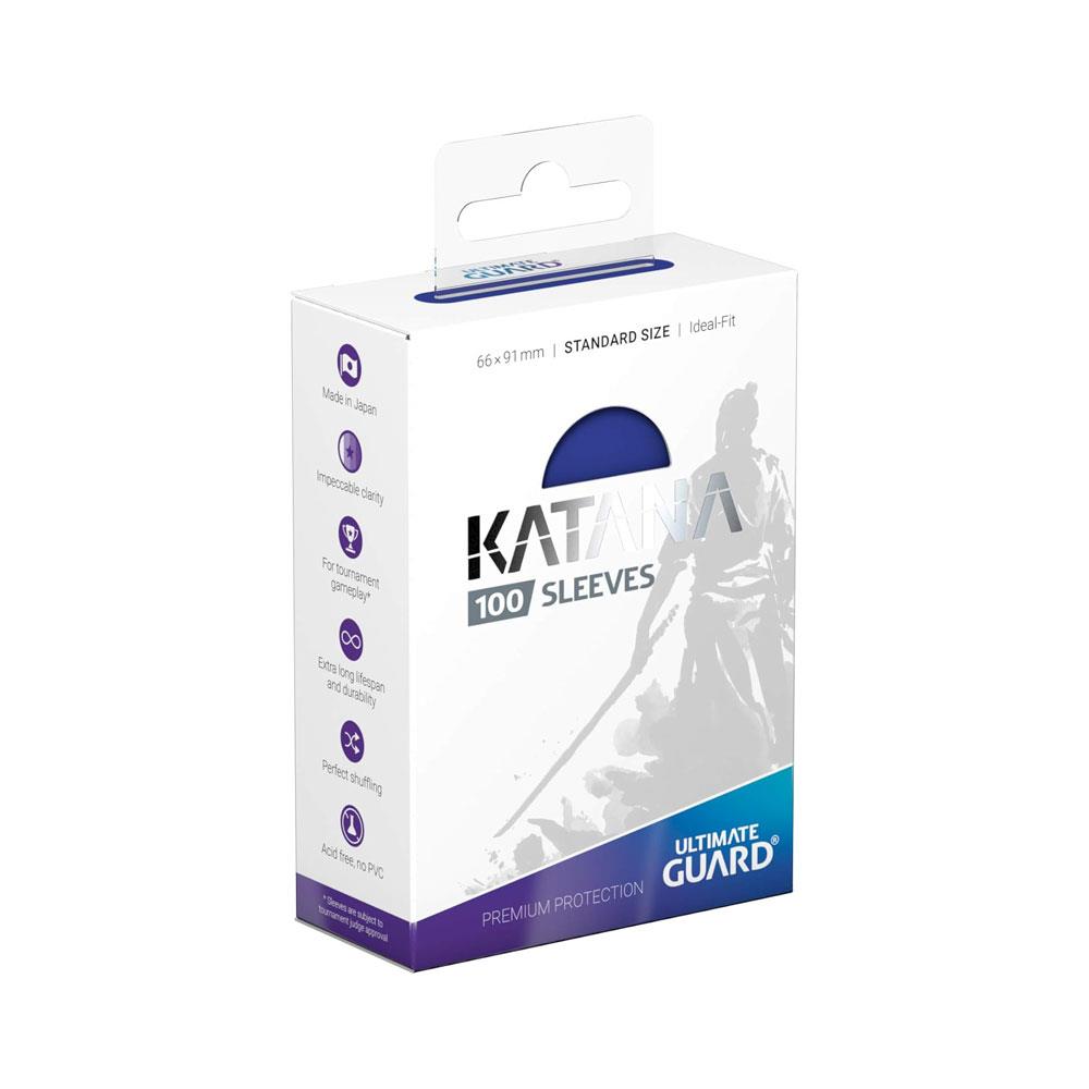 Ultimate Guard Katana Sleeves Standard Size (100) 66 x 91mm - Blue