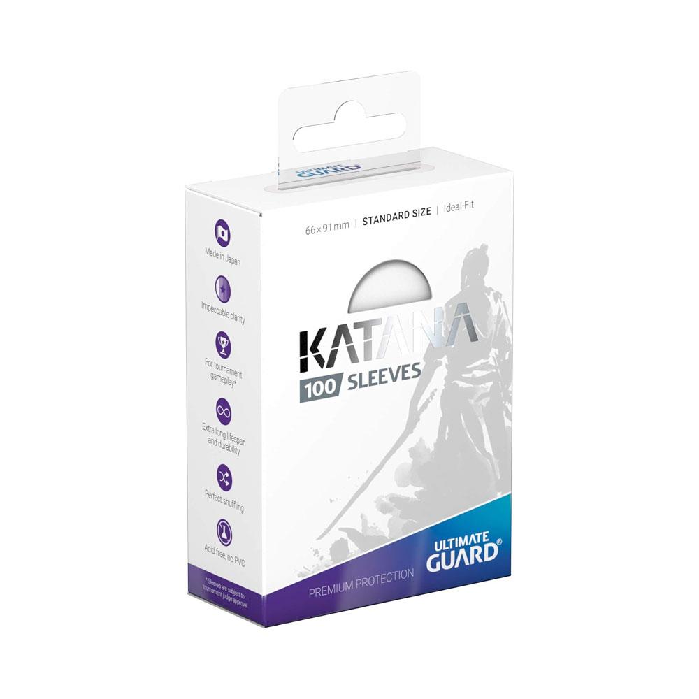 Ultimate Guard Katana Sleeves Standard Size (100) 66 x 91mm - Transparent