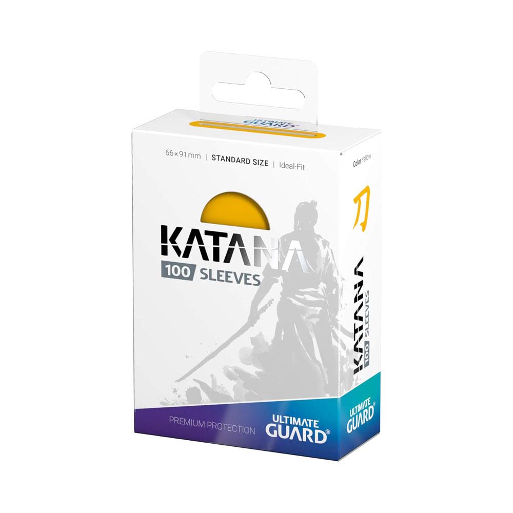 Ultimate Guard Katana Sleeves Standard Size (100) 66 x 91mm - Yellow