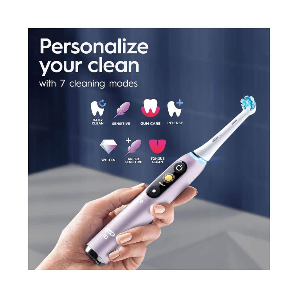 Oral-B iO Series 9 Electric Toothbrush Special Edition 7 Modes With Charging Travel Case - Rose
