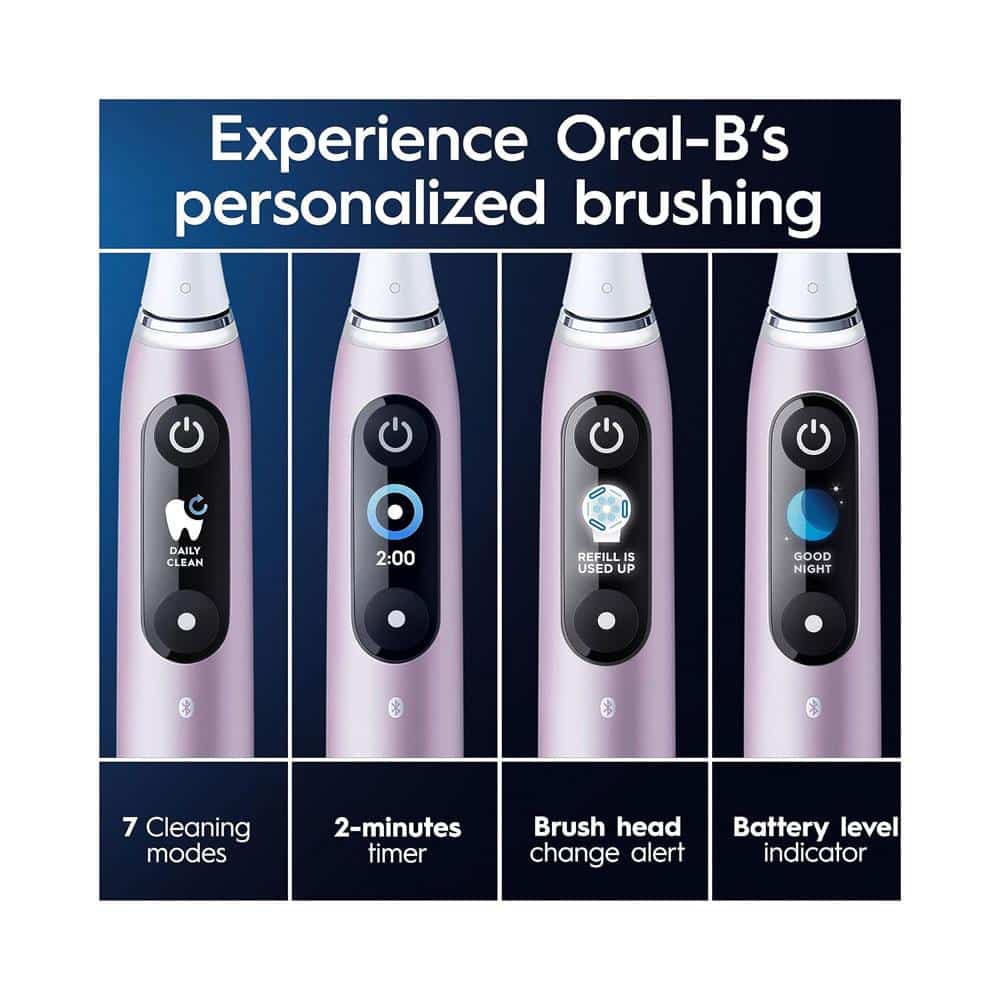Oral-B iO Series 9 Electric Toothbrush Special Edition 7 Modes With Charging Travel Case - Rose