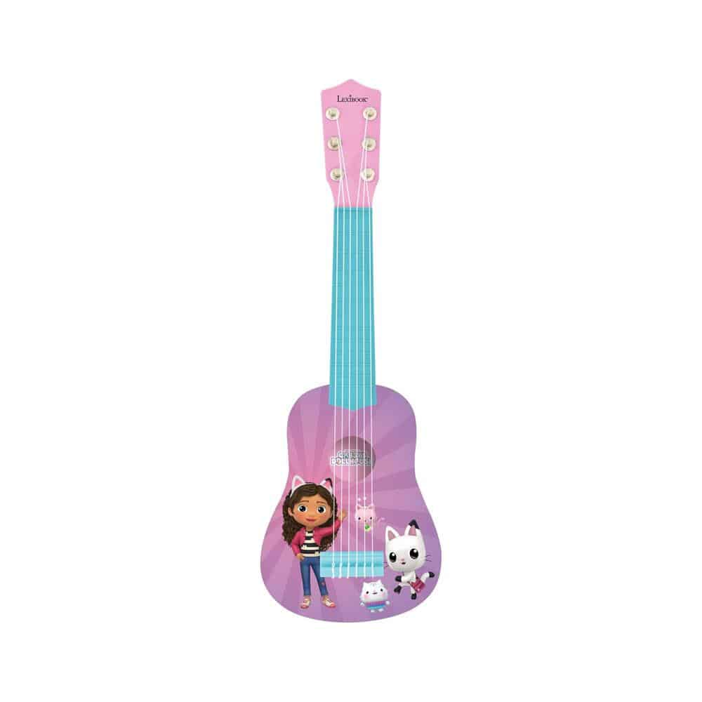 Lexibook Gabby's Dollhouse My First Guitar With 6 Nylon Strings 53cm - Pink