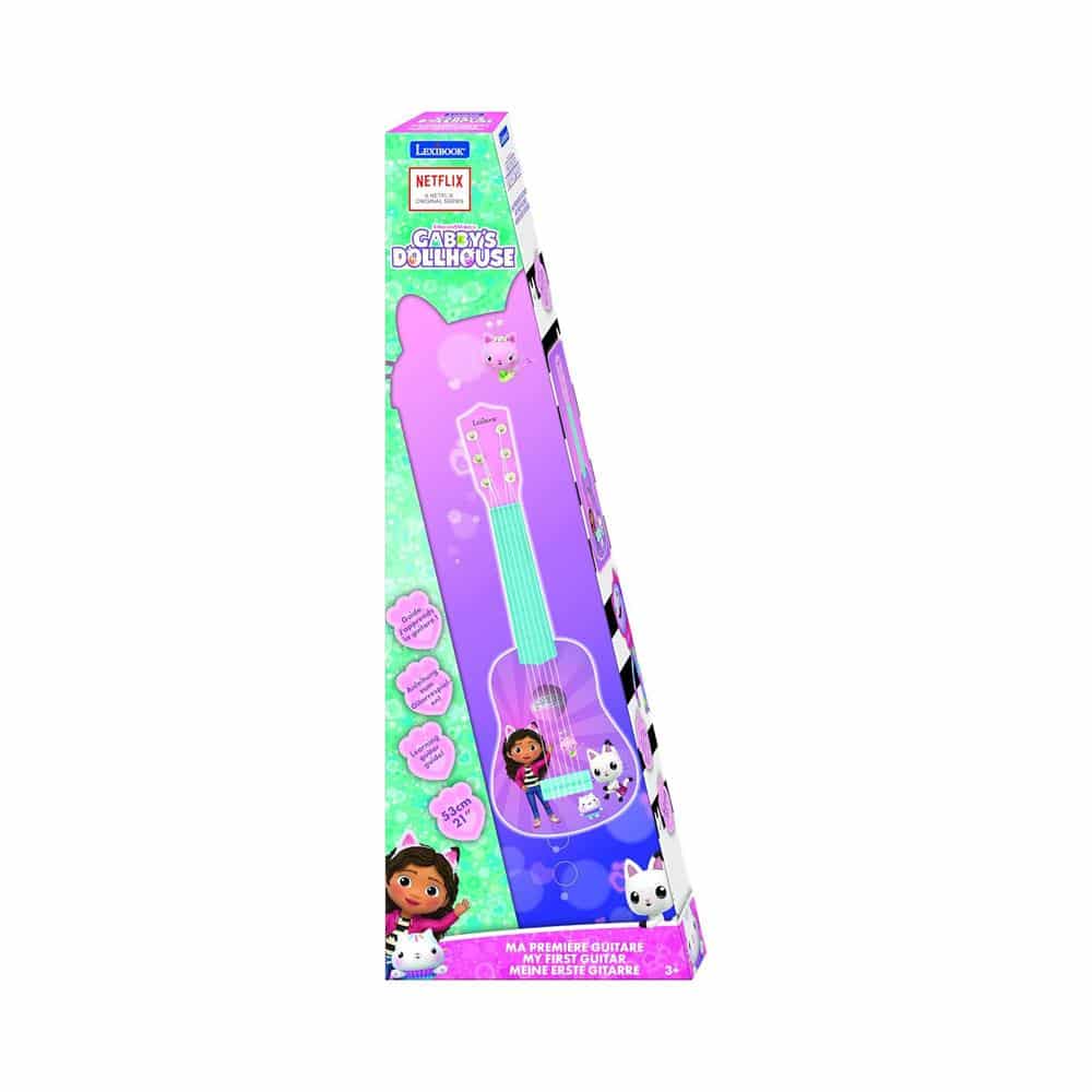 Lexibook Gabby's Dollhouse My First Guitar With 6 Nylon Strings 53cm - Pink