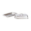 KitchenCraft Butter Dish With Stainless Steel Covered Lid - Silver