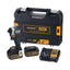 Dewalt McLaren F1 18V XR Brushless 1/4In Impact Driver With 2 x 18V 5.0Ah Li-ion Batteries And 4 Amp Charger Carry Case - Black
