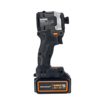 Dewalt McLaren F1 18V XR Brushless 1/4In Impact Driver With 2 x 18V 5.0Ah Li-ion Batteries And 4 Amp Charger Carry Case - Black