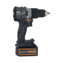 Dewalt McLaren F1 18V XR Brushless Combi Drill And 2 x 5.0Ah Li-ion Batteries With 4 Amp Charger Carry Case - Black