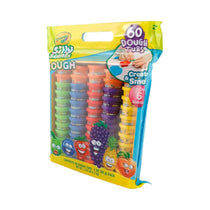 Crayola Silly Scents Dough 6 Bright Colors & Scents Play Dough Party Pack Kids Summer Activities - 60 Dough Tubs