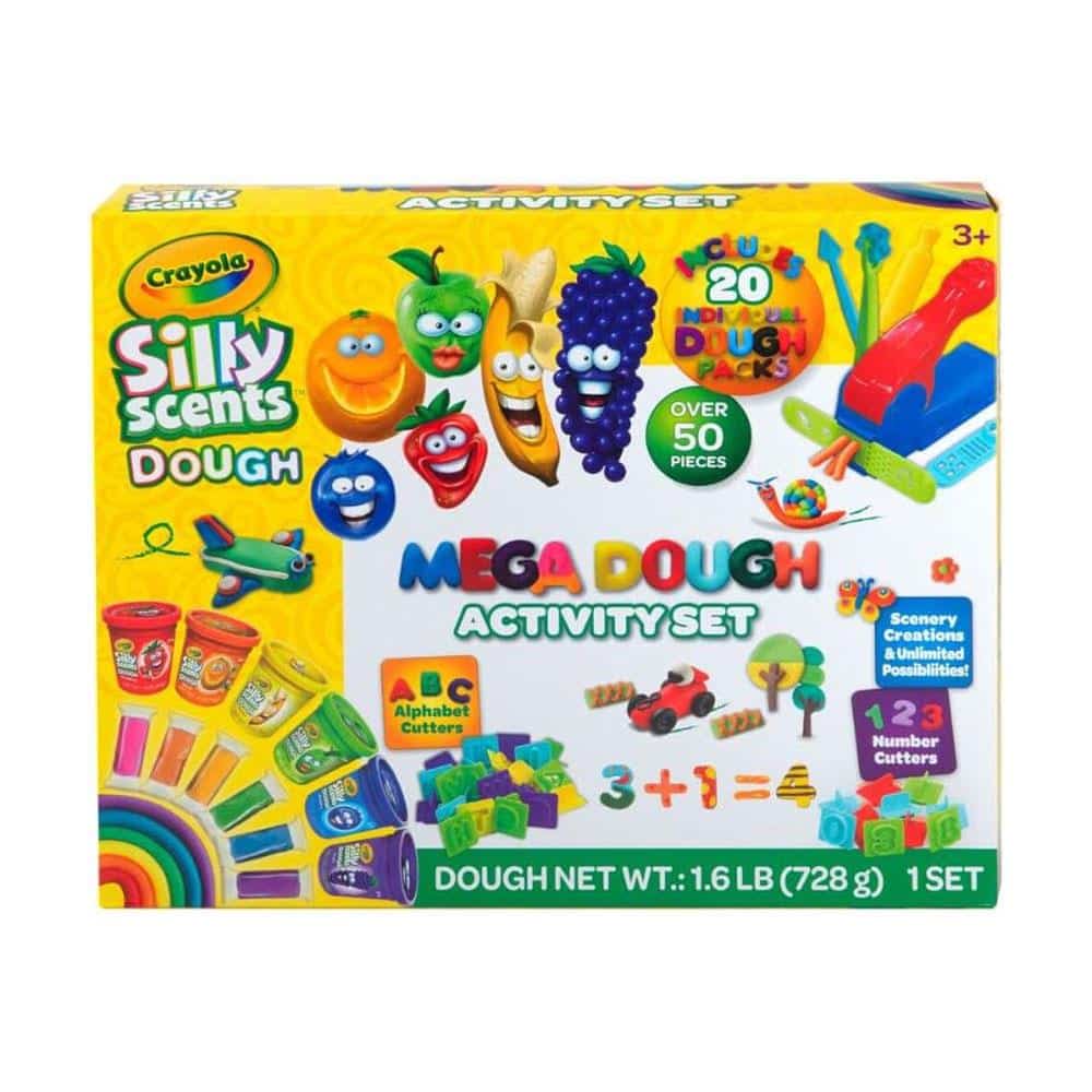Crayola Silly Scents Mega Dough Activity Set With 6 Colors - Multicolour