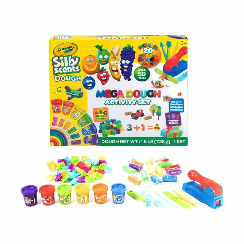 Crayola Silly Scents Mega Dough Activity Set With 6 Colors - Multicolour