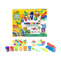 Crayola Silly Scents Mega Dough Activity Set With 6 Colors - Multicolour
