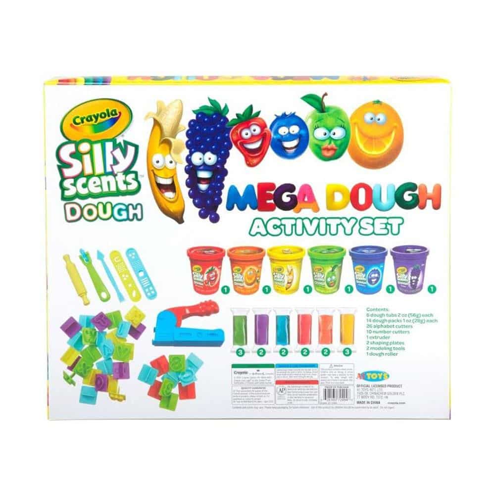 Crayola Silly Scents Mega Dough Activity Set With 6 Colors - Multicolour