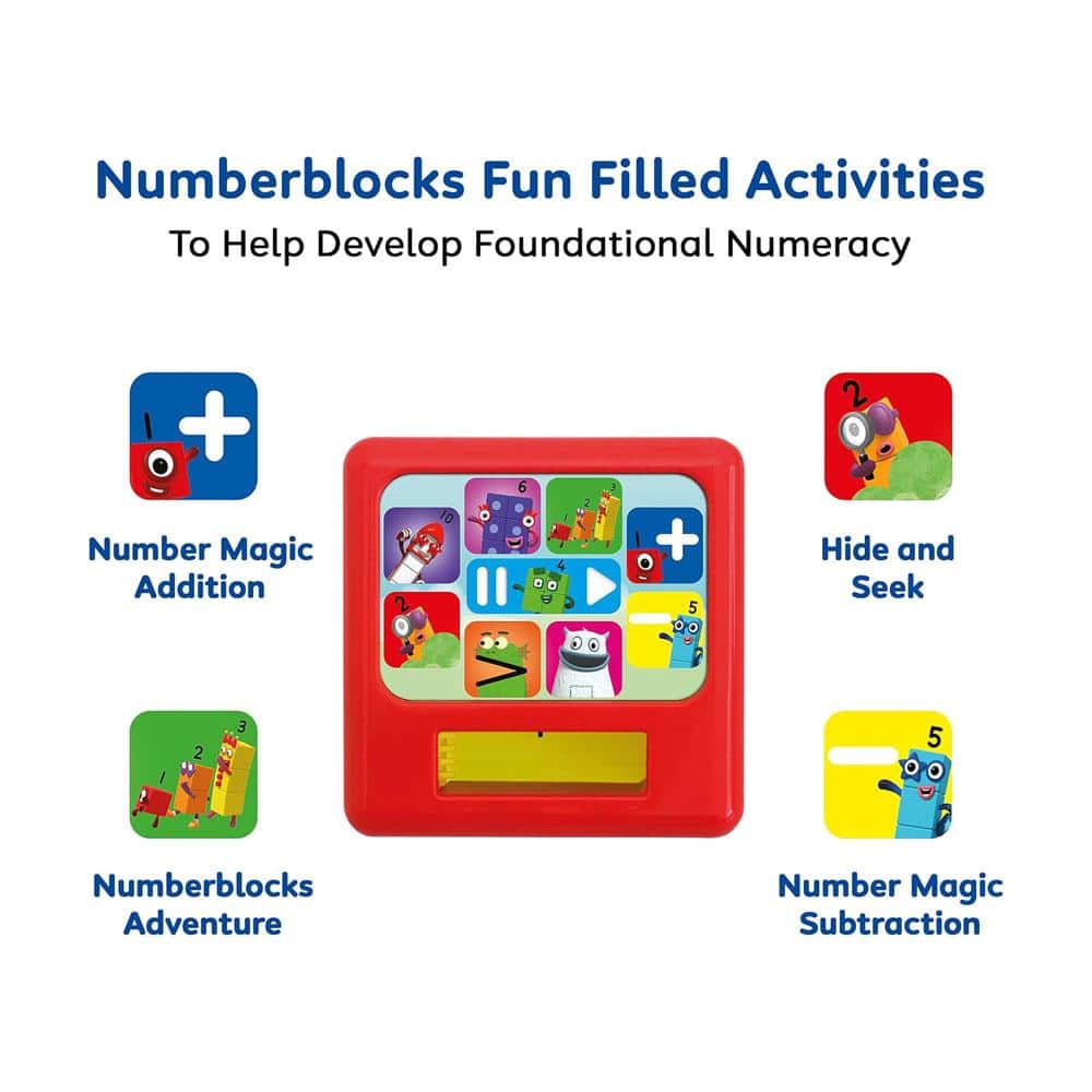 Numberblocks Number Fun Toy Count With Number Blocks And Learn Basic Maths 8 Fun Activities - Multicolour