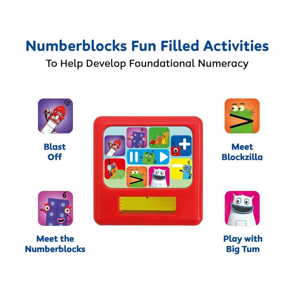Numberblocks Number Fun Toy Count With Number Blocks And Learn Basic Maths 8 Fun Activities - Multicolour