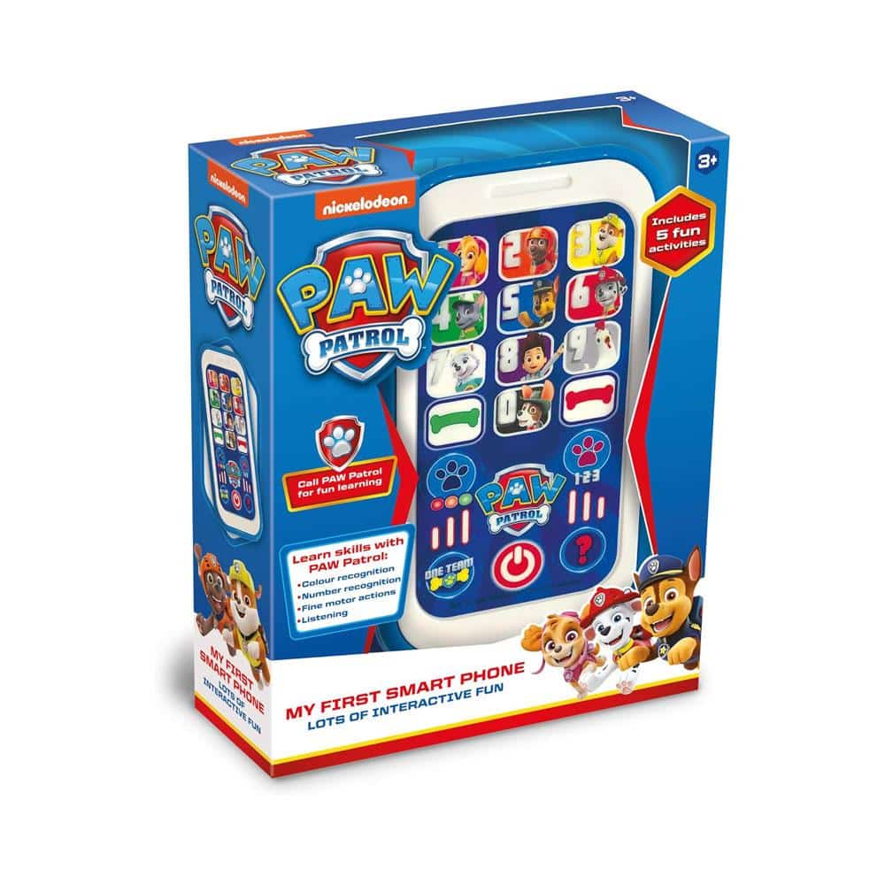 Paw Patrol My First Smart Phone Toy Lots of Interactive Fun Activities - Multicolour Main image