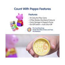 Peppa Pig Count With Peppa 10 Fun Coins Kids Interactive Learning Toy - Multicolour