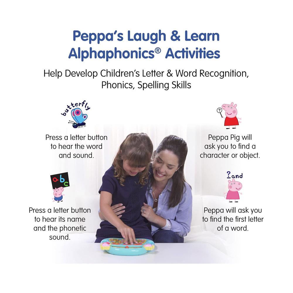 Peppa Pig Peppa's Laugh And Learn Alphaphonics Interactive Toy - Multicolour