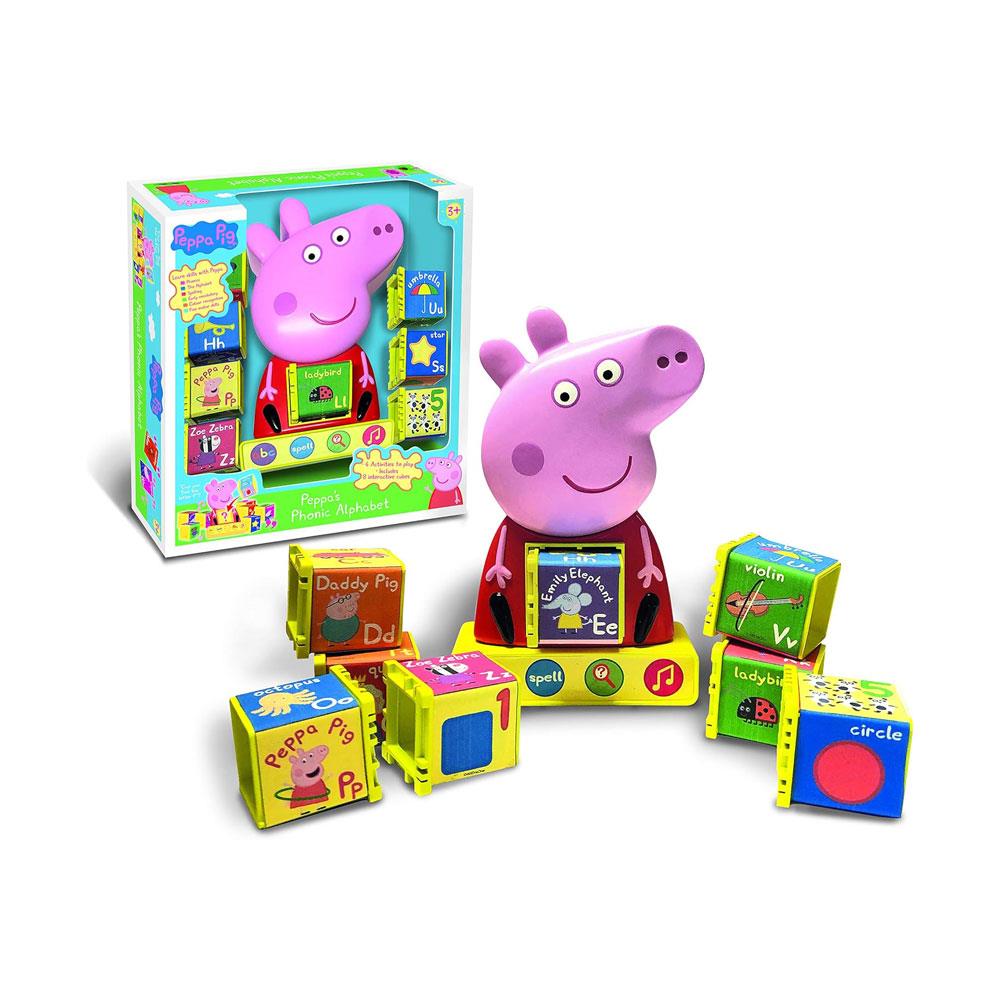 Peppa Pig Peppa's Phonic Alphabet 4 Fun Activities Kids Interactive Learning Toy - Multicolour Main image