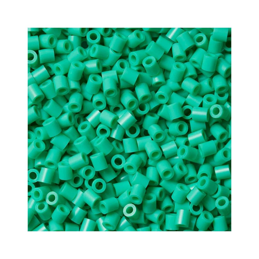 Hama 1000 Midi Beads In Bag Cylindrical Plastic - Light Green Secondary image