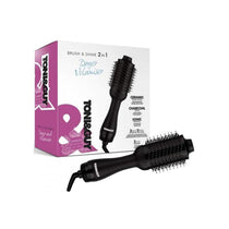 Toni & Guy Brush & Shine 2 In 1 Hair Dryer Volumiser - Black