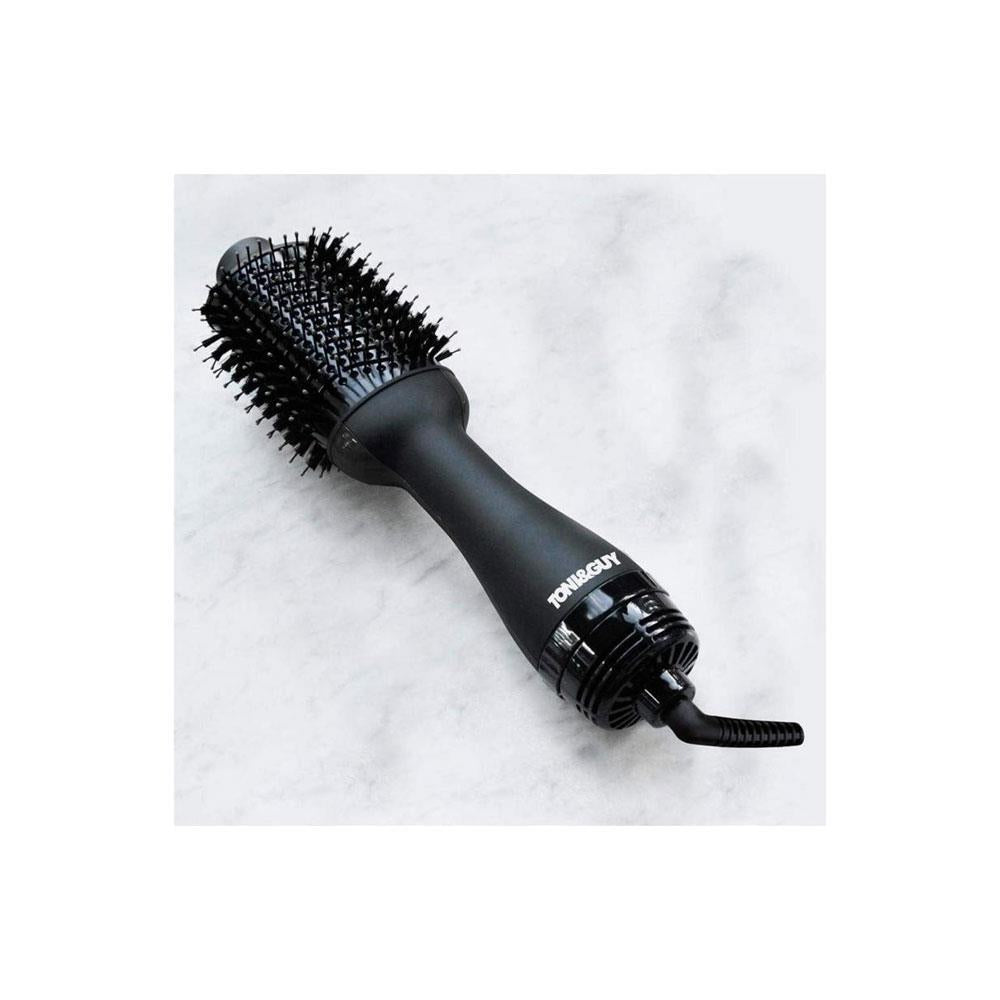 Toni & Guy Brush & Shine 2 In 1 Hair Dryer Volumiser - Black