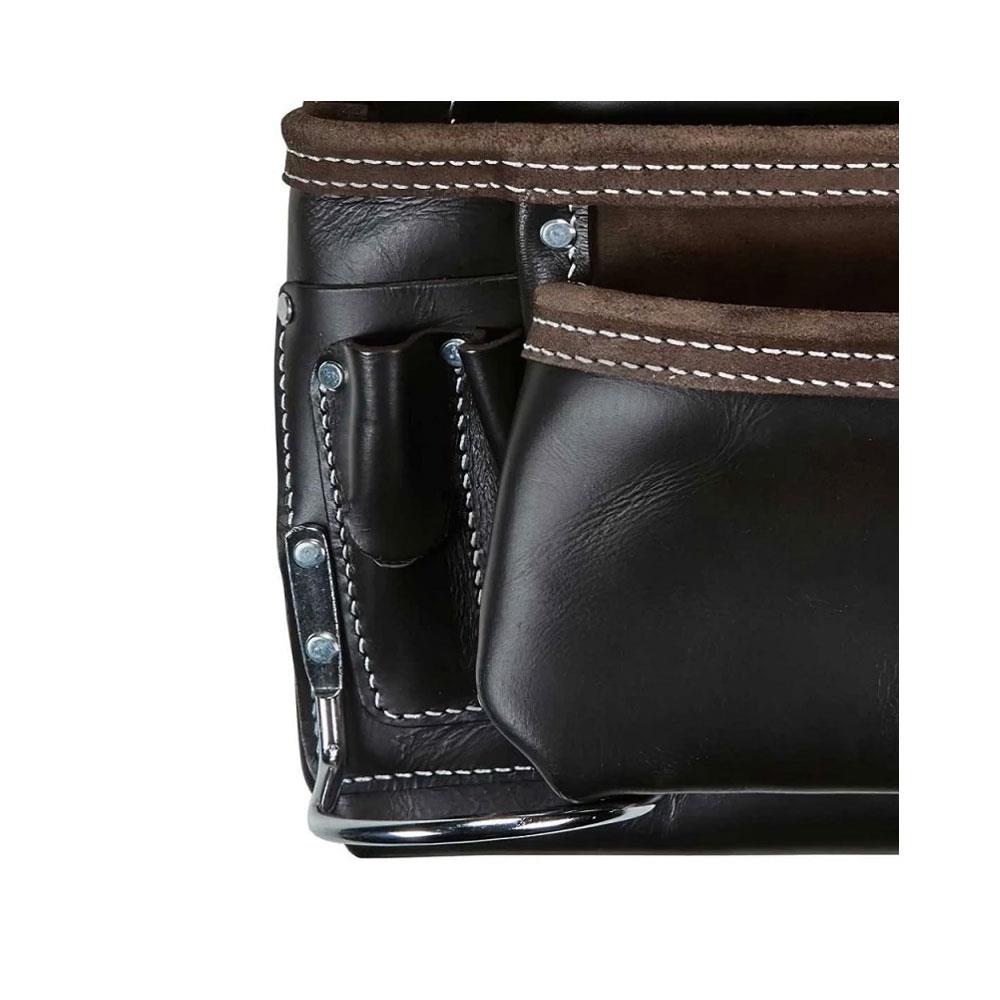 Blue Spot Tools Oil Tanned Single Leather Rigger Bag Leather - Black