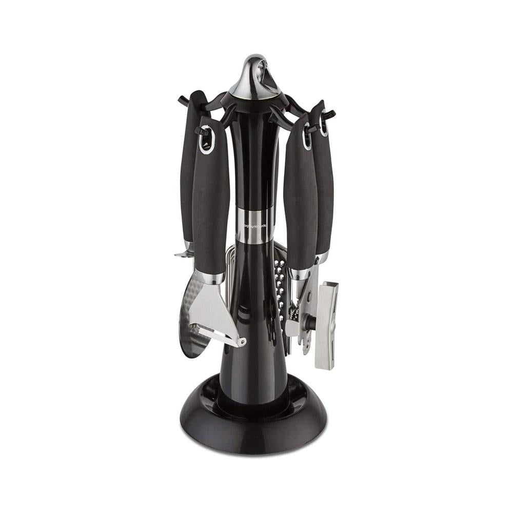 Morphy Richards Dune 4 Piece Gadget Set With Carousel Stand - Black