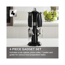 Morphy Richards Dune 4 Piece Gadget Set With Carousel Stand - Black