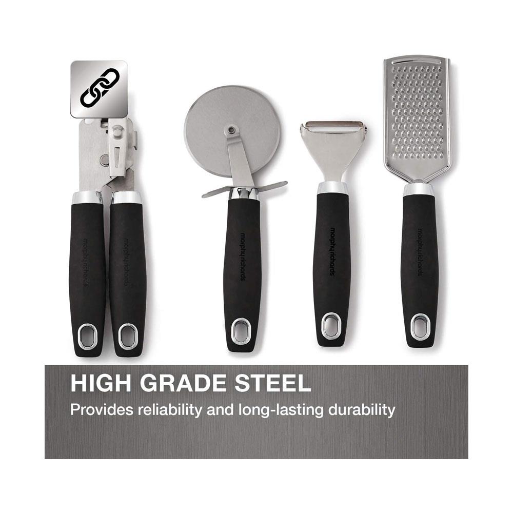 Morphy Richards Dune 4 Piece Gadget Set With Carousel Stand - Black