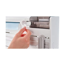 Leifheit Parat Plus Kitchen Roll Holder Wall Mounted For Film Foil & Paper With Cutters - White