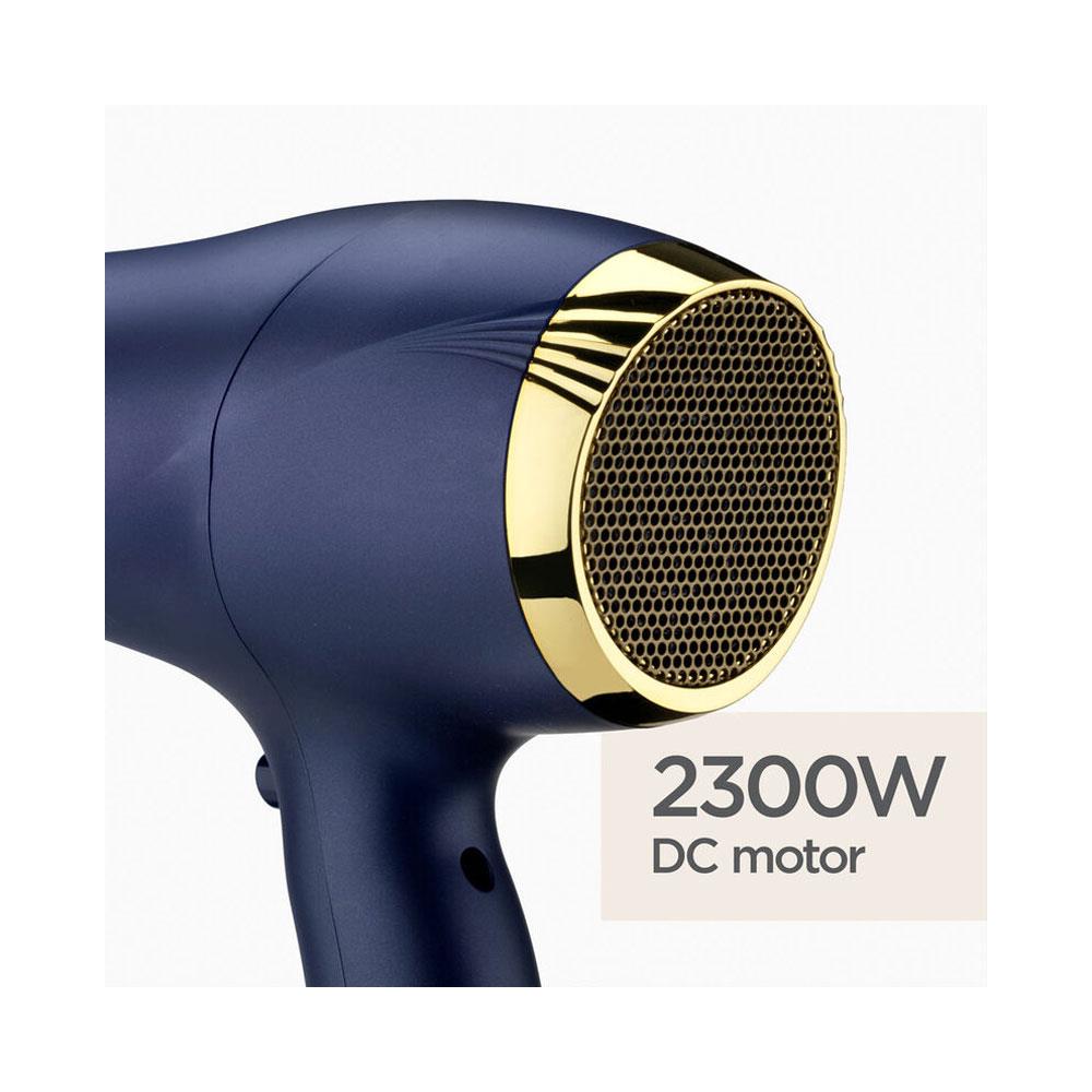 BaByliss Midnight Luxe Hair Dryer 2300W 3 Heat And 2 Speed Settings - Blue