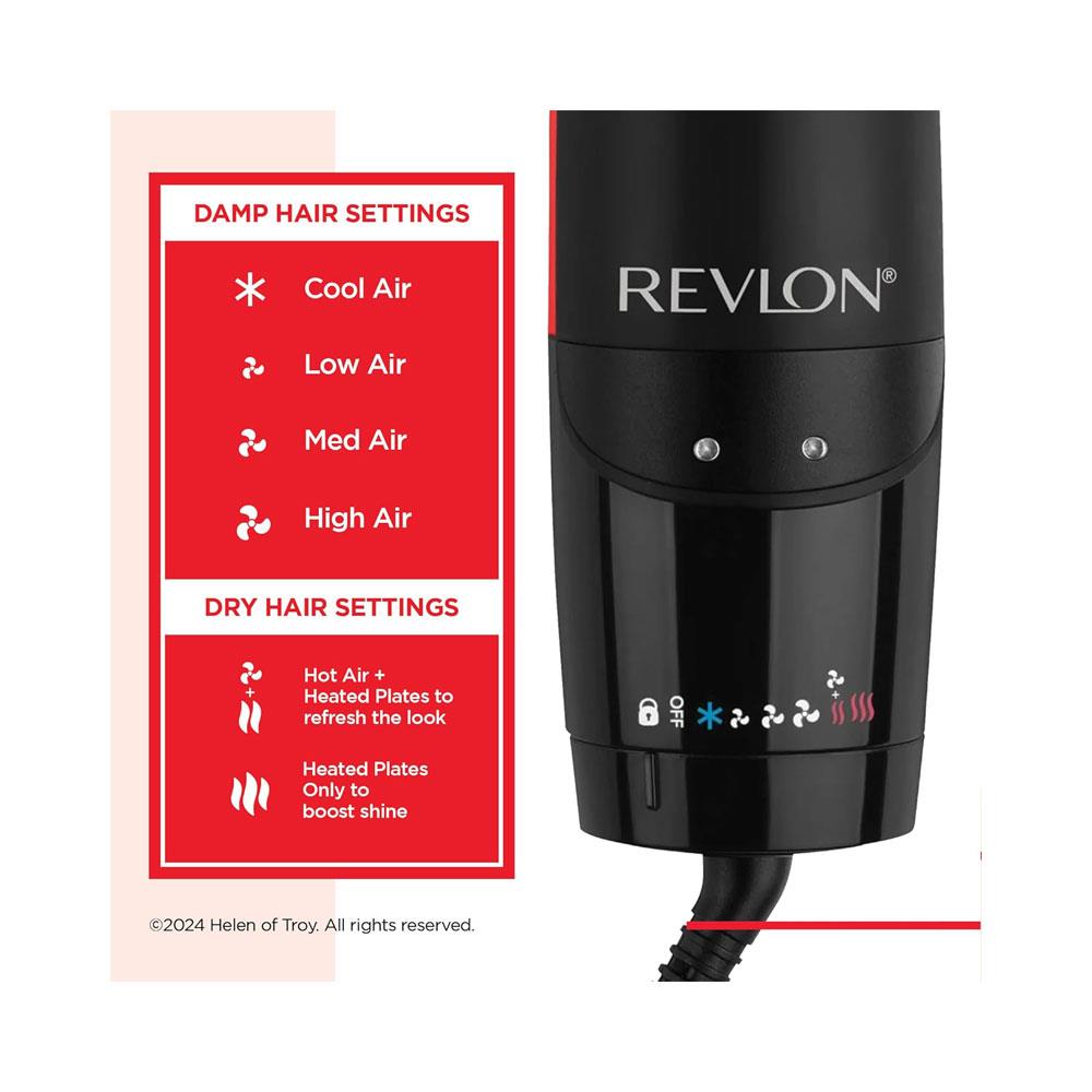 Revlon One-Step Air Straight 2-In-1 Dryer & Straightener - Black