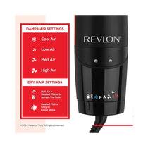 Revlon One-Step Air Straight 2-In-1 Dryer & Straightener - Black