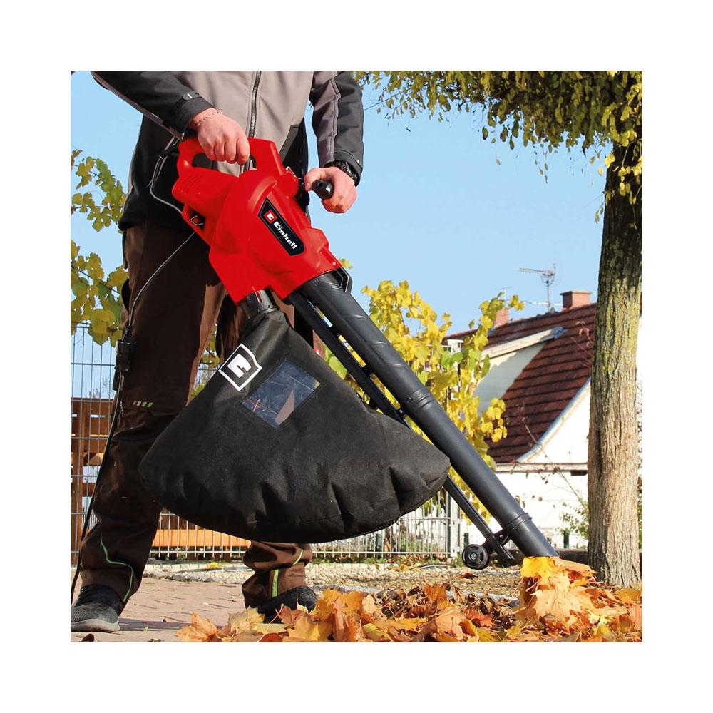 Einhell GC-EL 3024 E Electric Leaf Vacuum Suction/Blower Modes 3000W 40 Litres Bag - Red/Black