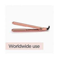 BaByliss Elegance 235 Hair Straightener Ultra Smooth Plates Quick Styling 3 Heat Settings - Rose Gold