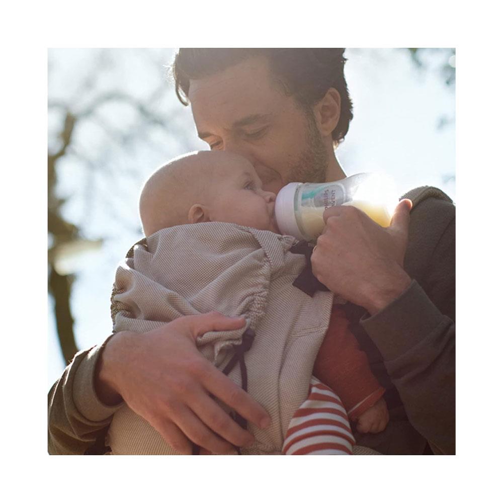 Philips Avent Natural Response Baby Bottle 260ml With AirFree Vent 1 Months+ - Bear