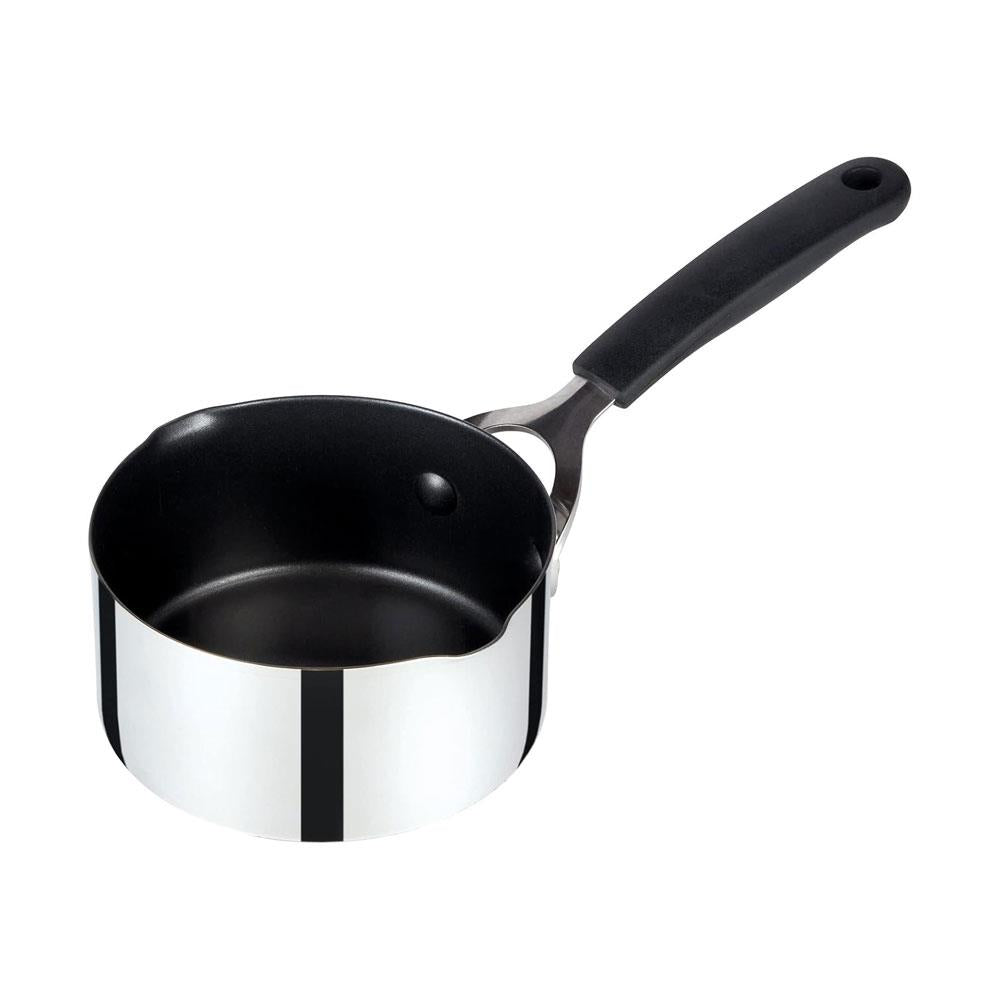 Prestige Made To Last Stainless Steel Non-Stick Milk Pan 14cm/0.9 Litres - Silver