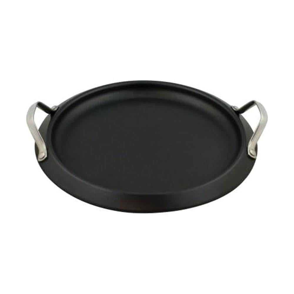 Dexam Supreme Non-Stick Pizza Pancake Flat Griddle 34cm Stainless Steel - Black Main image