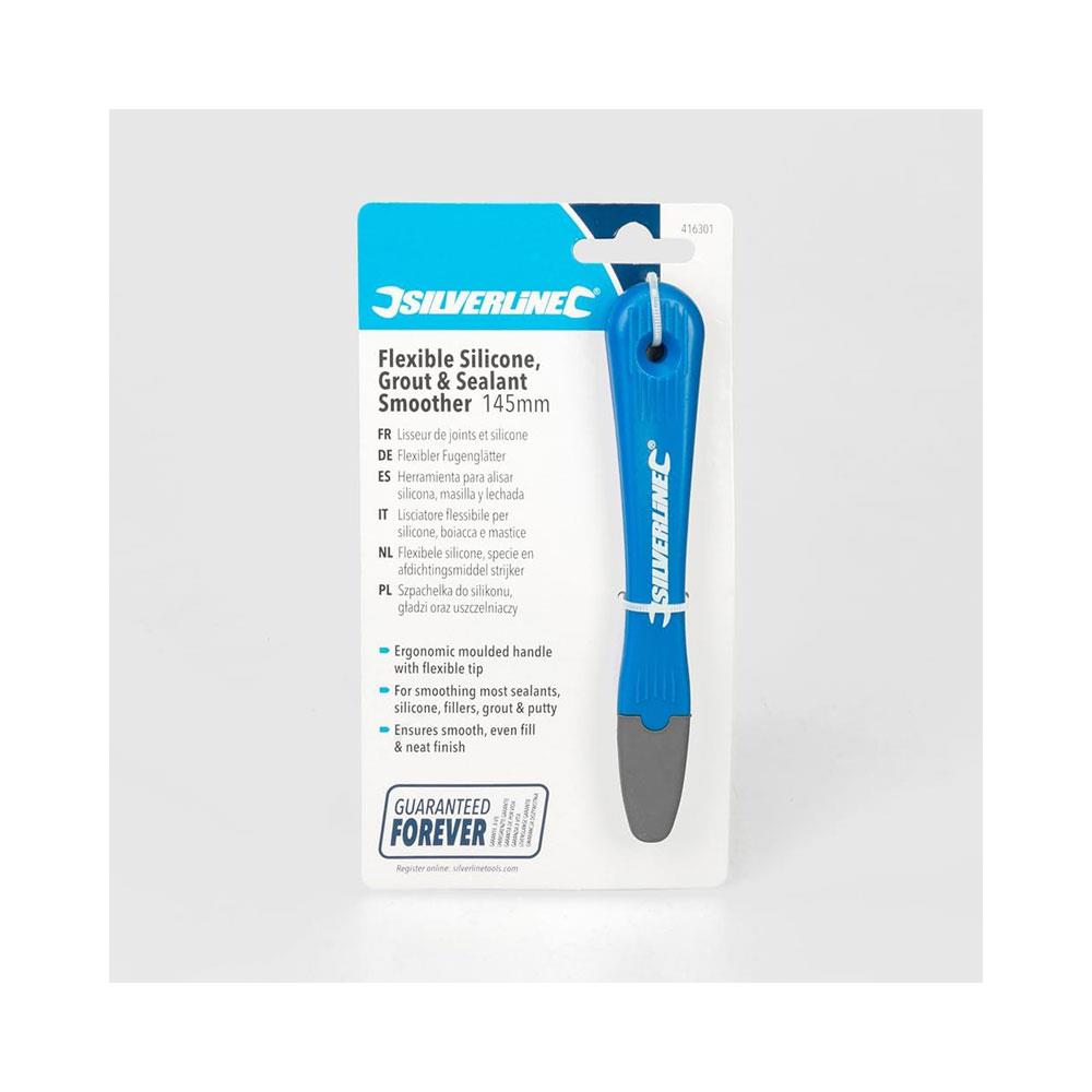 Silverline Flexible Silicone Grout & Sealant Smoother 145mm - Blue Secondary image