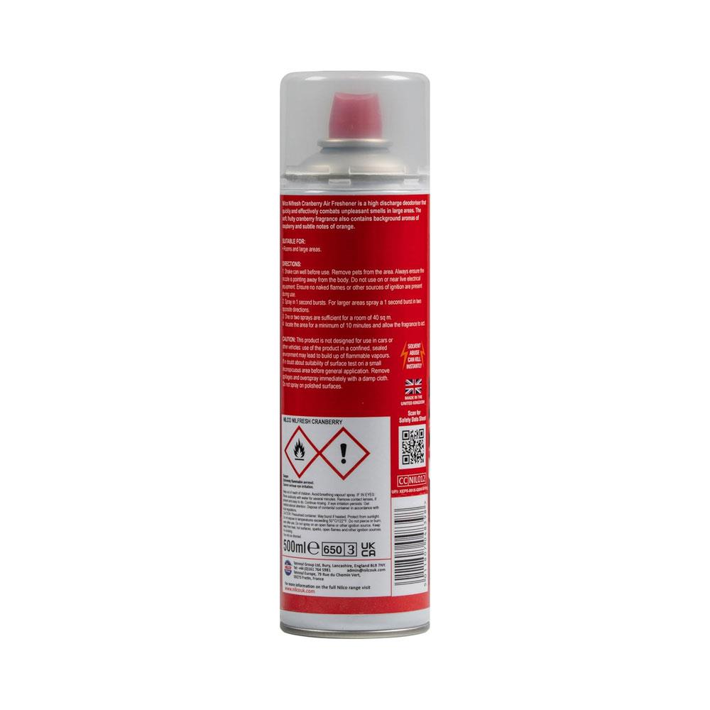 Nilco Nilfresh Power Fresh Odour Neutraliser Cranberry 500ml Secondary image