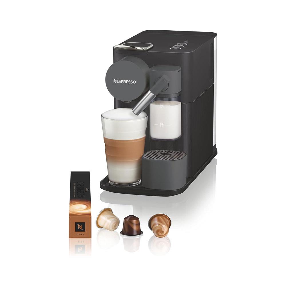 Delonghi Nespresso Latissima One Pod Coffee Machine With Milk Frother 1450W 1 Litres - Black