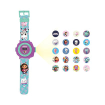 Lexibook Gabby's Dollhouse Children's Projection Watch With 20 Images - Blue/Purple
