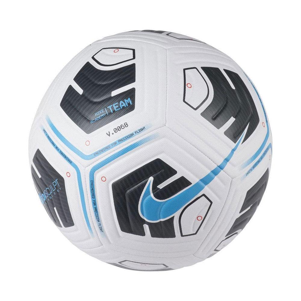 Nike Academy 21 Team Football Ball Size 5 - White/Blue