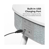 i-box Rest Bluetooth Table Speaker With Wireless Charging 20W Stereo Speakers - White